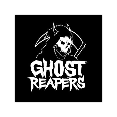 GHOST REAPERS - Square Vinyl Stickers - 5" x 5"