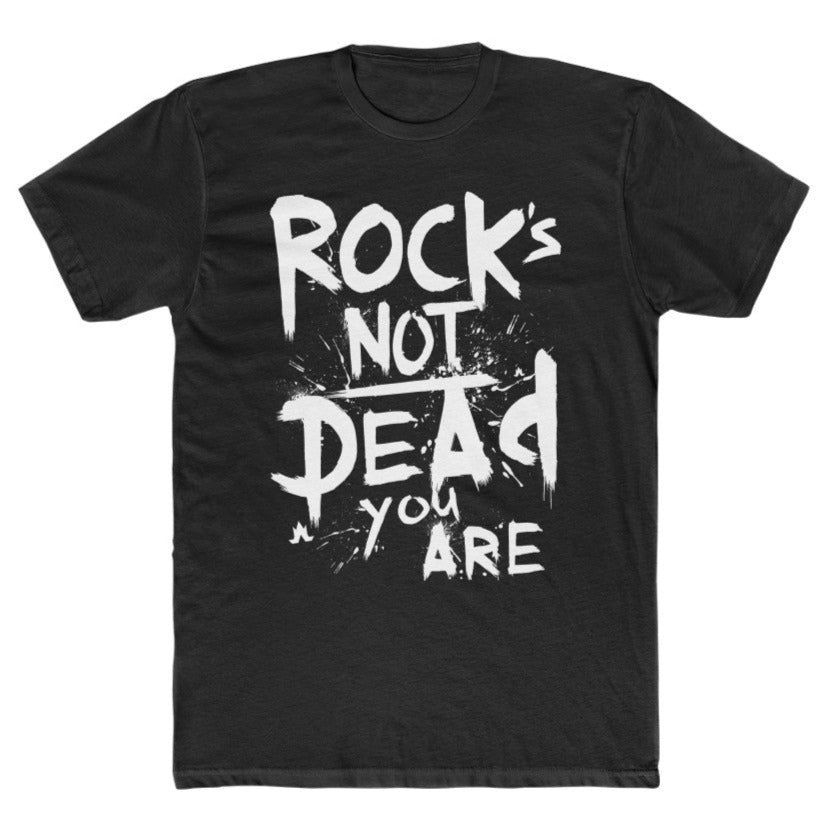 Rock's Not Dead (White Print) Tee - Men's