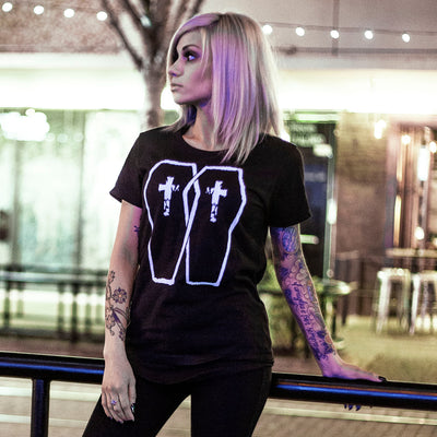 Coffins Are Forever Tee - Women's